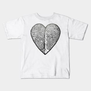 Tree outline graphic Kids T-Shirt